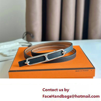 Hermes Roulis belt buckle  &  Reversible leather strap 13 mm 09 2023